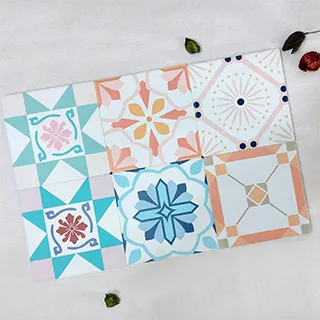 花磚陶瓷隔熱墊【TROMSO】/台灣現貨 摩洛哥 西班牙 北歐 花磚 砧板 摩洛哥 鍋墊 防滑 湯墊【H032619】 歷史價格詳細信息