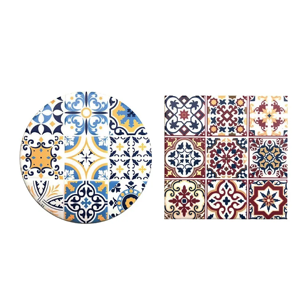 花磚陶瓷隔熱墊【TROMSO】/台灣現貨 摩洛哥 西班牙 北歐 花磚 砧板 摩洛哥 鍋墊 防滑 湯墊【H032619】 歷史價格詳細信息