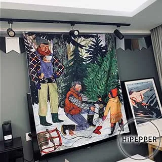 北歐風簡約情境掛布-聖誕伐木人 歷史價格詳細信息