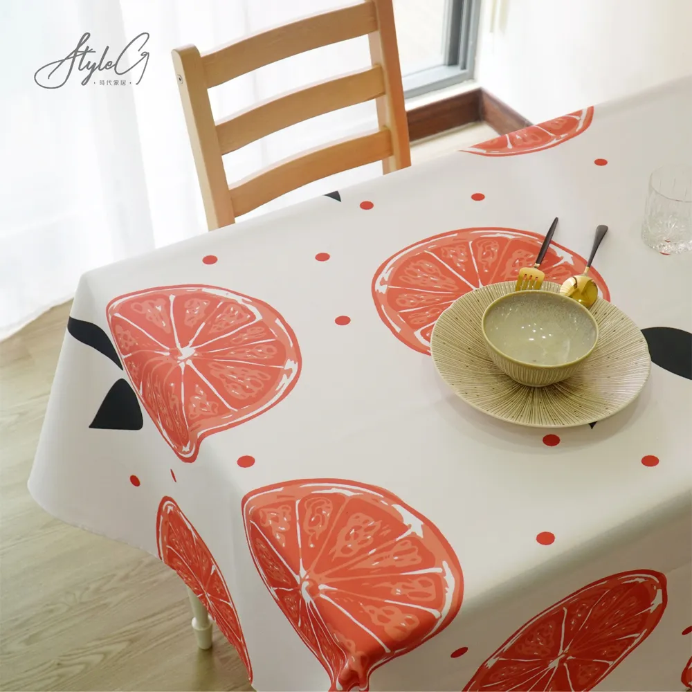 STYLE_G時代家居北歐風牛津布防水餐桌布-復刻圓石 歷史價格詳細信息