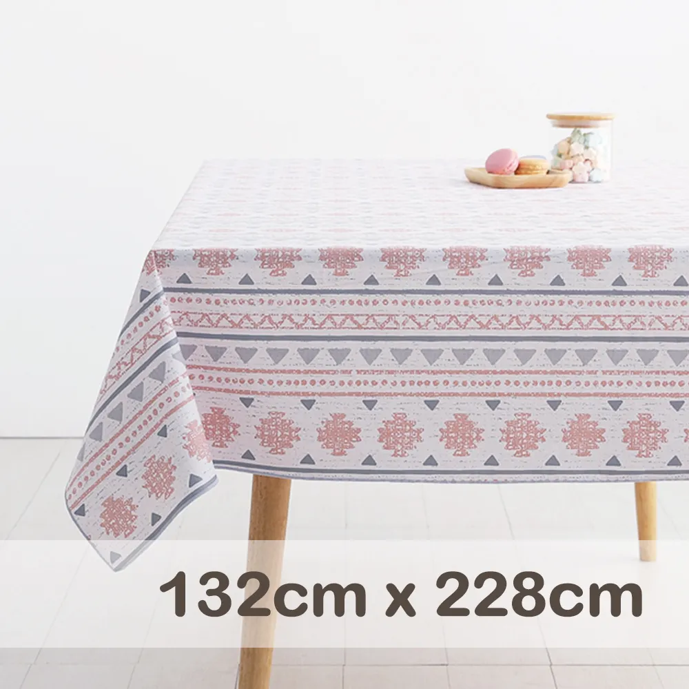 【CasaBella 美麗家居】防水桌巾 粉紅斜格紋 圓款 直徑160cm (防水 防油 PVC 桌布 野餐) 歷史價格詳細信息