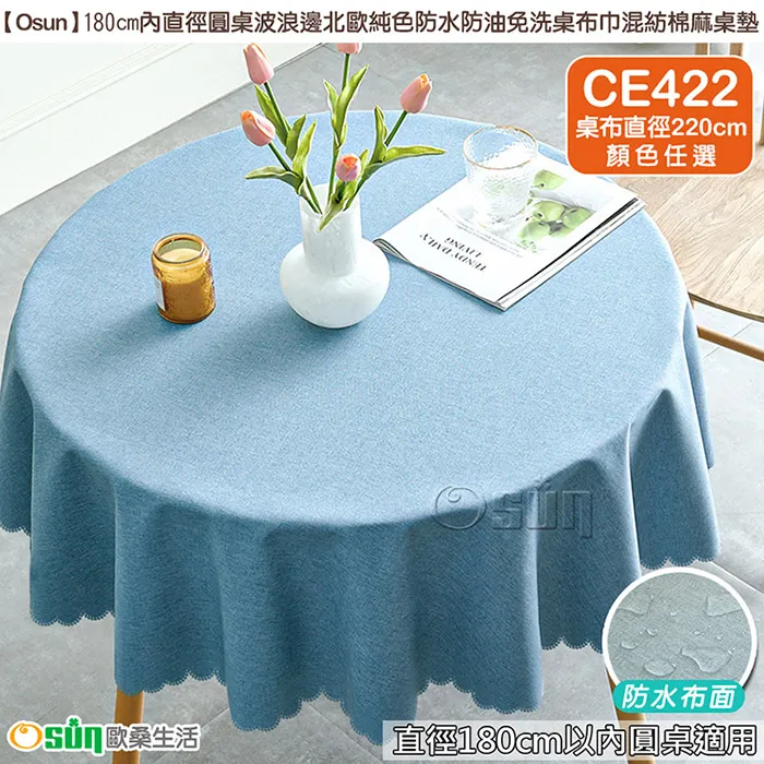 【Osun】160cm內直徑圓桌防水防油防燙加厚PVC桌布 (款式任選/CE422) 歷史價格詳細信息