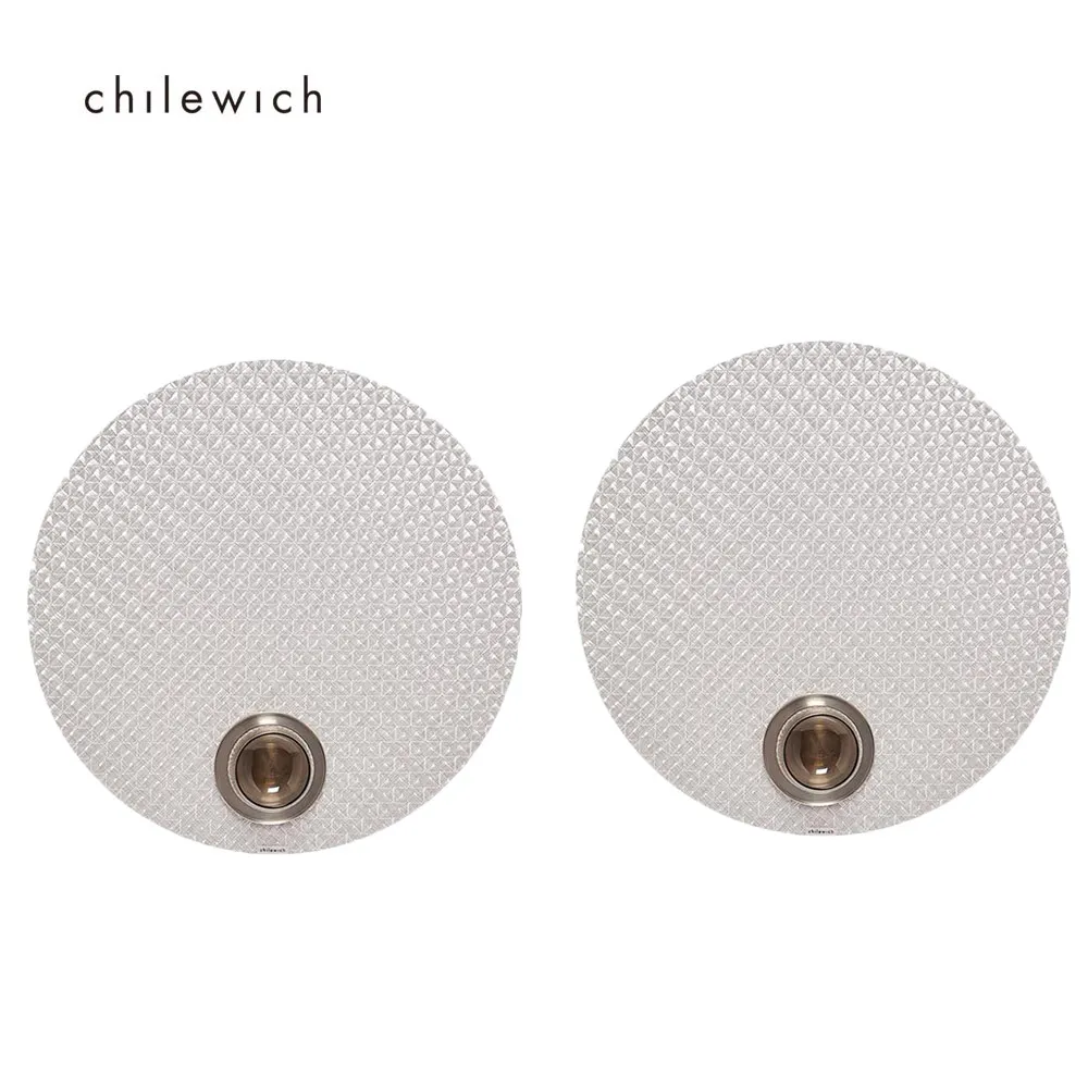 {2人的餐桌}美國chilewich花瓣Petal圓形餐墊38cm-粉白色x2 入組 歷史價格詳細信息