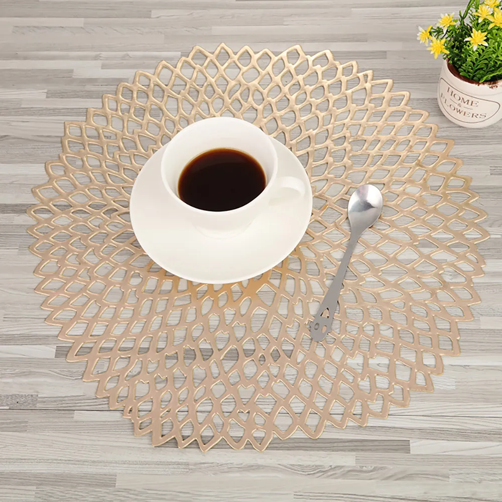 picobello｜鏤空燙金葉子餐桌隔熱墊-2入組 歷史價格詳細信息