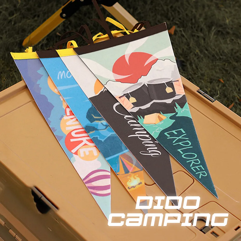 【DIDO Camping】戶外露營毛氈三角旗(DC006) 價格比較,價格查詢,歷史價格詳細信息