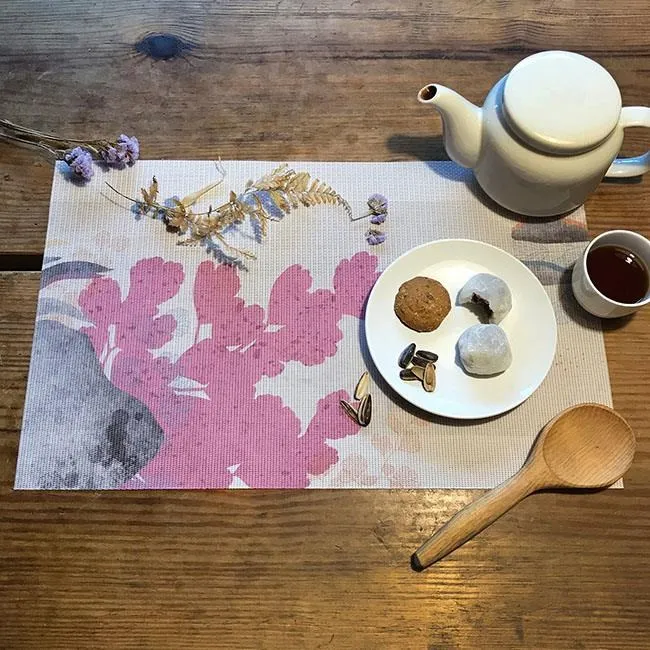 【FERN ONLY 只有蕨】蕨類風景餐桌墊-生根卷柏 歷史價格詳細信息