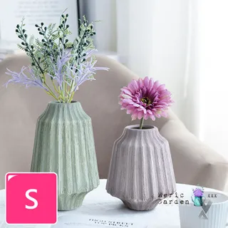 【Meric Garden】現代創意手工拉絲藝術裝飾陶瓷花瓶/花器_M 歷史價格詳細信息