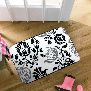 【范登伯格】柔軟壓抗止滑走道墊 床邊毯-藍色鐵藝(40x120cm) 歷史價格詳細信息