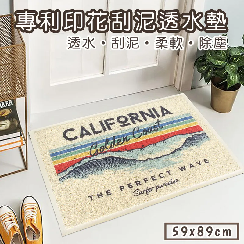 Madrid專利印花刮泥透水踏墊-大(咖啡-綠) 歷史價格詳細信息