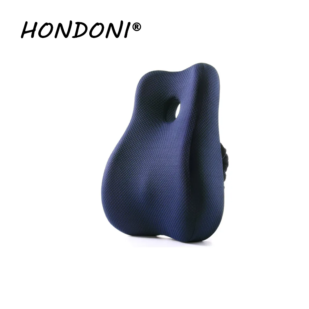 HONDONI  經典日式風格護腰靠墊 記憶靠墊 居家背墊  汽車舒壓腰靠墊 (舒適文青灰) 歷史價格詳細信息