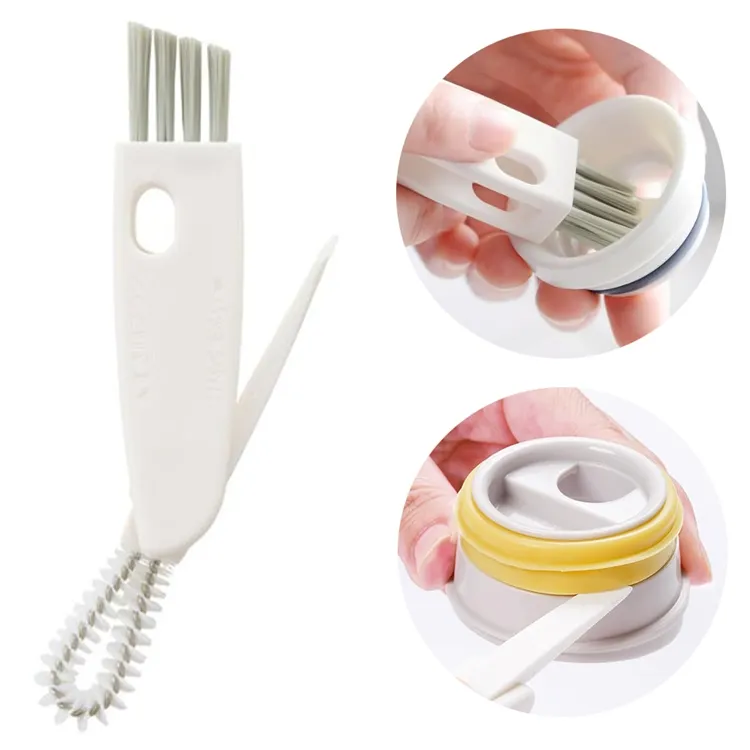 U型杯蓋清潔刷 縫隙刷 清潔刷 杯蓋刷 保溫杯蓋內側縫隙刷 日本品牌 三合一縫隙刷 多功能隙縫清潔刷 杯蓋刷 (2入組) 歷史價格詳細信息