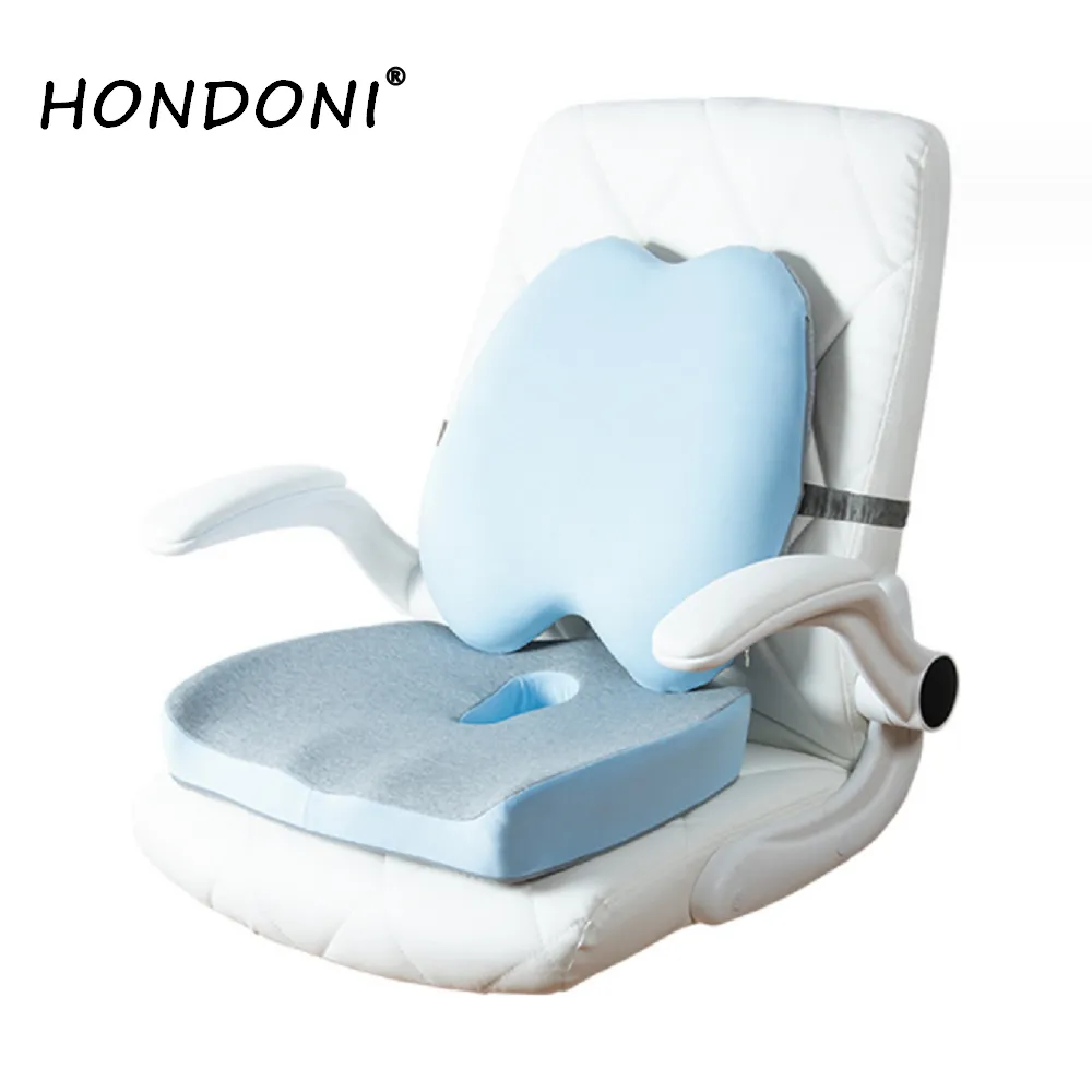 【HONDONI】新款5D護腰記憶靠墊加坐墊(櫻花粉M9-PK PLUS) 歷史價格詳細信息