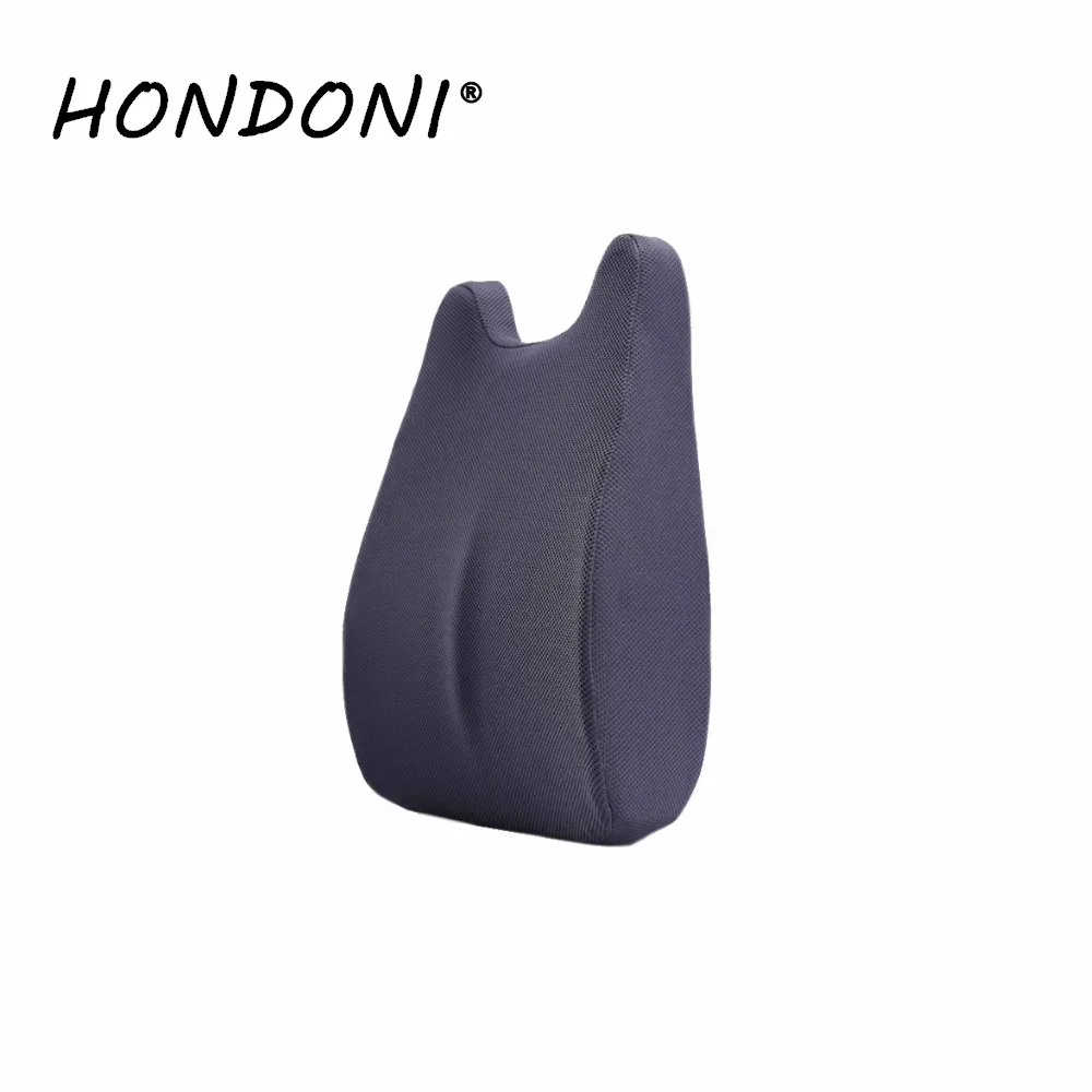 HONDONI  經典日式風格護腰記憶靠墊 居家汽車舒壓腰靠墊 (舒適文青灰) 歷史價格詳細信息