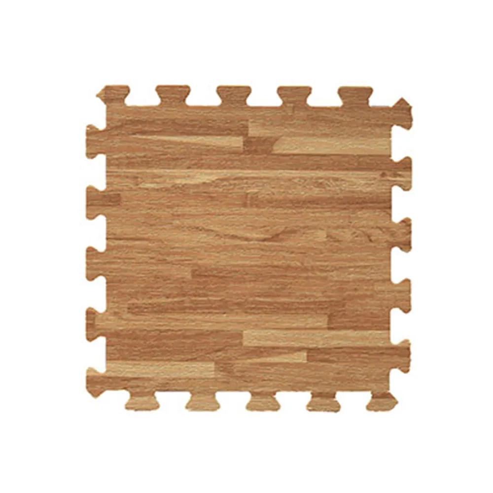 【新生活家】EVA耐磨拼花木紋地墊-深色32x32x1cm 6入 歷史價格詳細信息