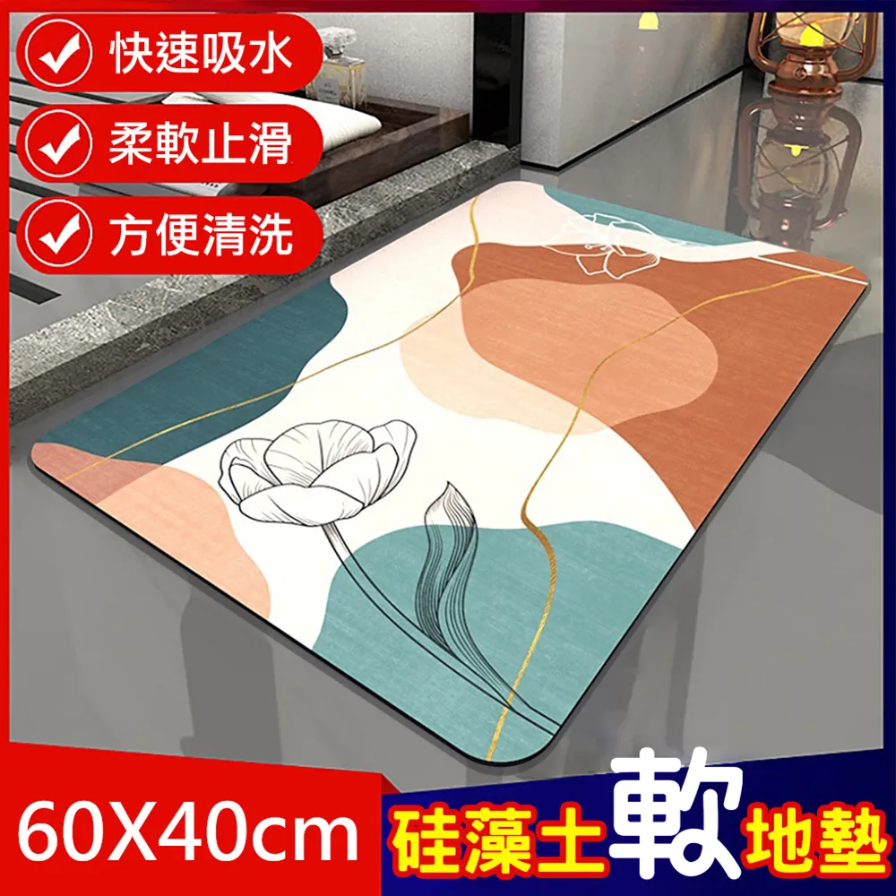 藻生活珪藻土吸水地墊30*45cm-白 歷史價格詳細信息