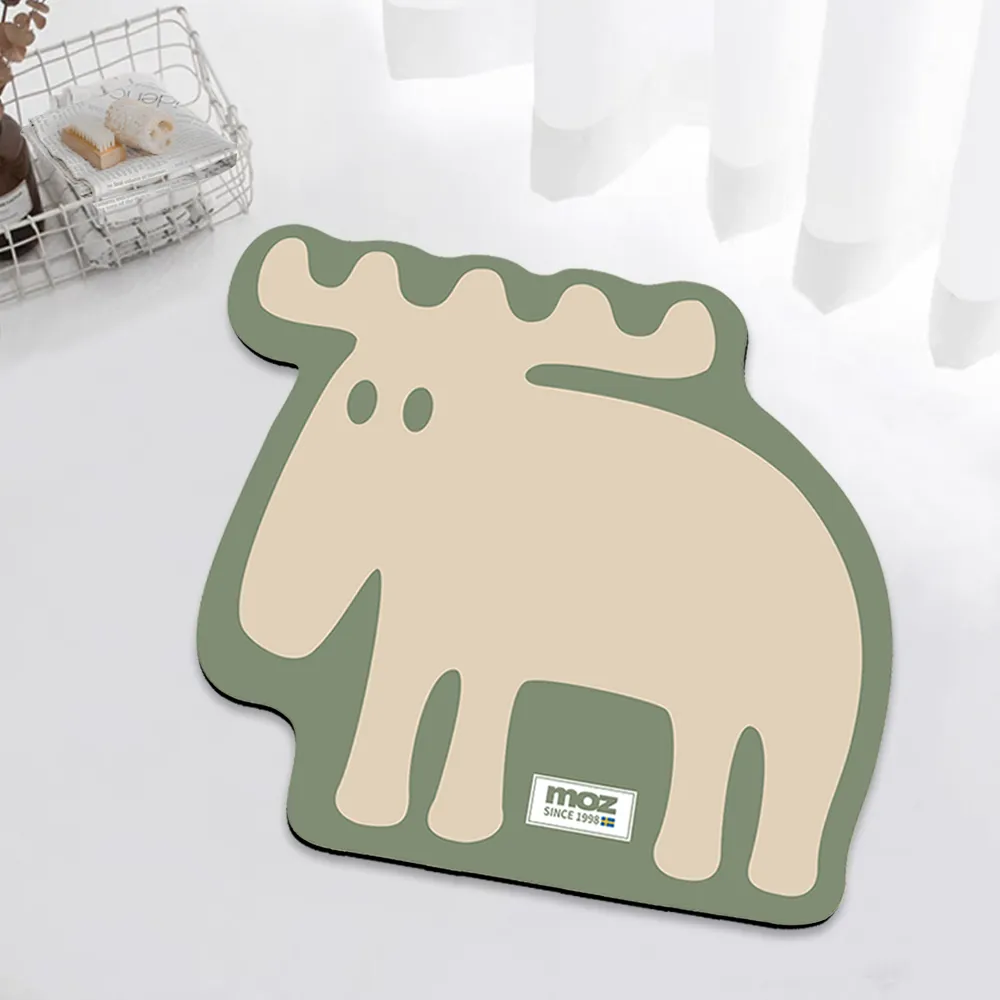 moz瑞典 駝鹿 速乾軟式硅藻防滑地墊-網美叢林(戀愛粉) 歷史價格詳細信息