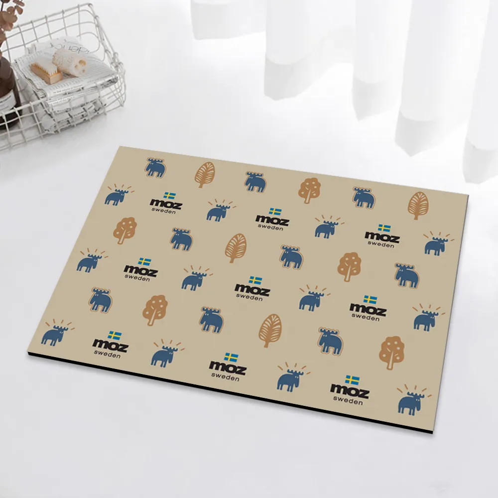 moz瑞典 駝鹿 速乾軟式硅藻防滑地墊-網美叢林(戀愛粉) 歷史價格詳細信息