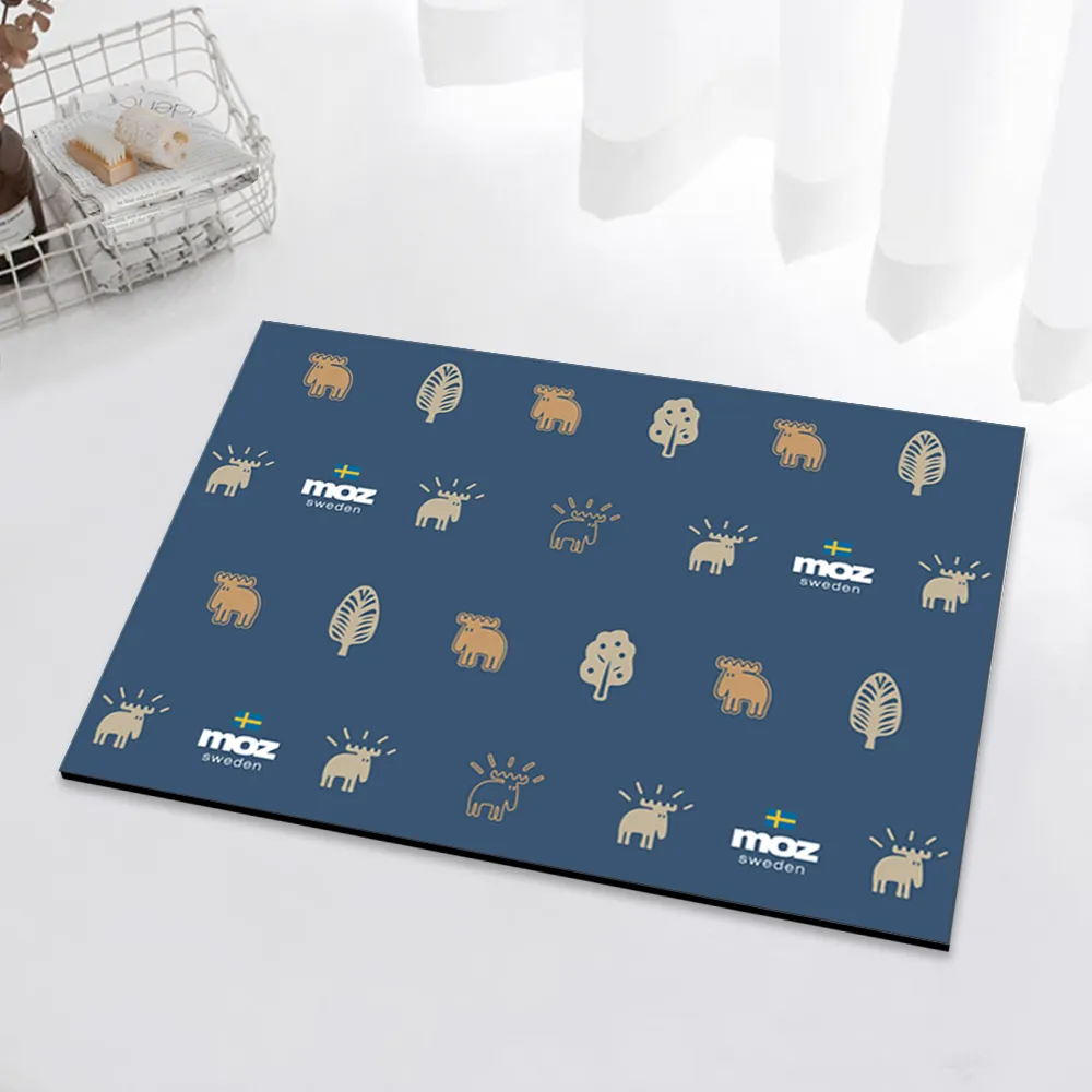 moz瑞典 駝鹿 速乾軟式硅藻防滑地墊-網美叢林(戀愛粉) 歷史價格詳細信息