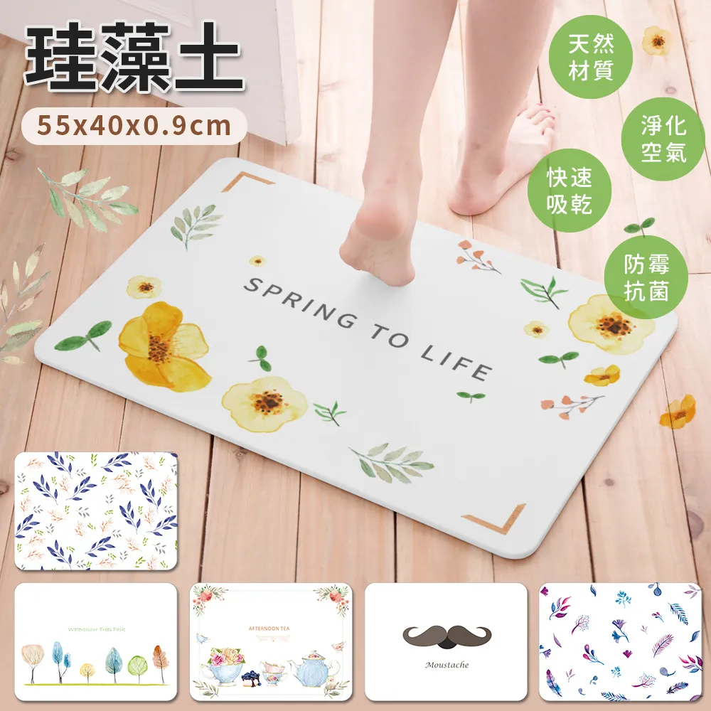 珪藻土吸水地墊 55x40x0.9 多款任選 SGS認證【網狐家居】 SGS檢驗不含石綿 歷史價格詳細信息