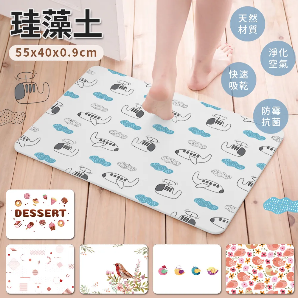 珪藻土吸水地墊 55x40x0.9 多款任選 SGS認證【網狐家居】 SGS檢驗不含石綿 歷史價格詳細信息