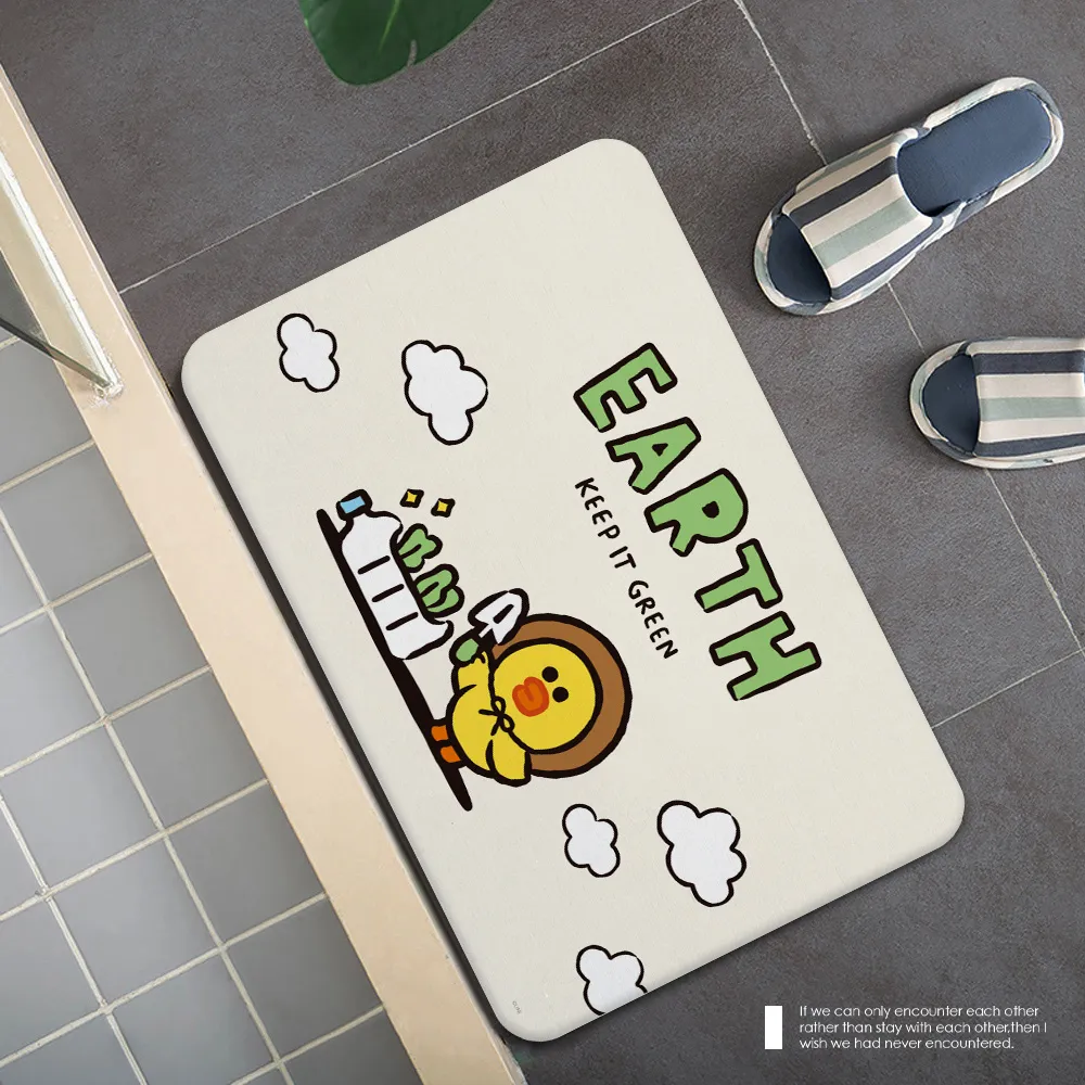 LINE Friends 珪藻土吸水洗漱墊 環保系列 (24*8*0.9cm)【收納王妃】 歷史價格詳細信息