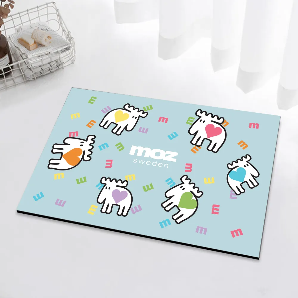 moz瑞典 駝鹿 速乾軟式硅藻防滑地墊-網美叢林(戀愛粉) 歷史價格詳細信息