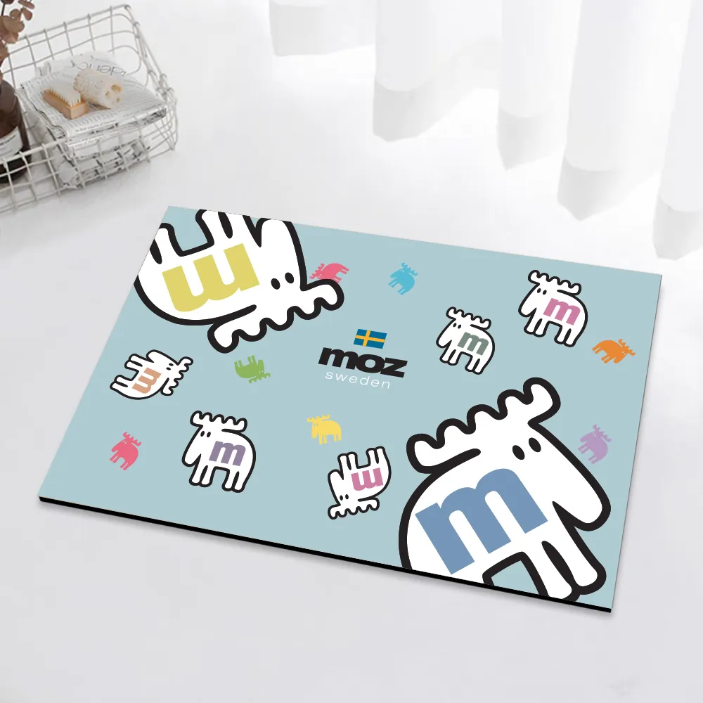 moz瑞典 駝鹿 速乾軟式硅藻防滑地墊-網美叢林(戀愛粉) 歷史價格詳細信息