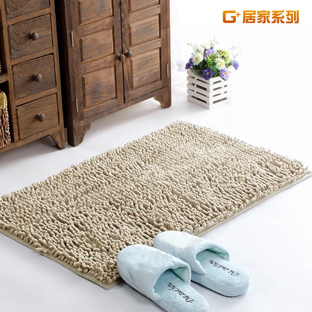 Ｇ+居家 雪尼爾長毛止滑墊 40*60cm 亮米白 價格比較,價格查詢,歷史價格詳細信息