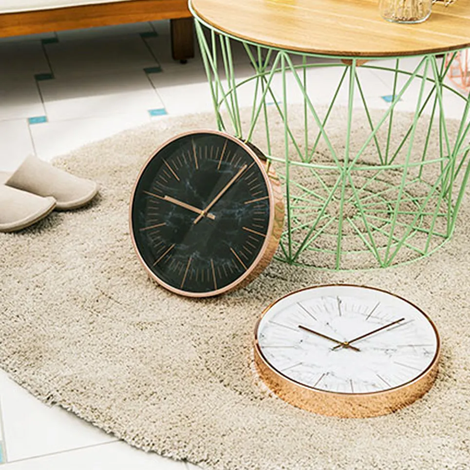 Lovel 30cm 3D立體古銅金框靜音時鐘-共三款 歷史價格詳細信息