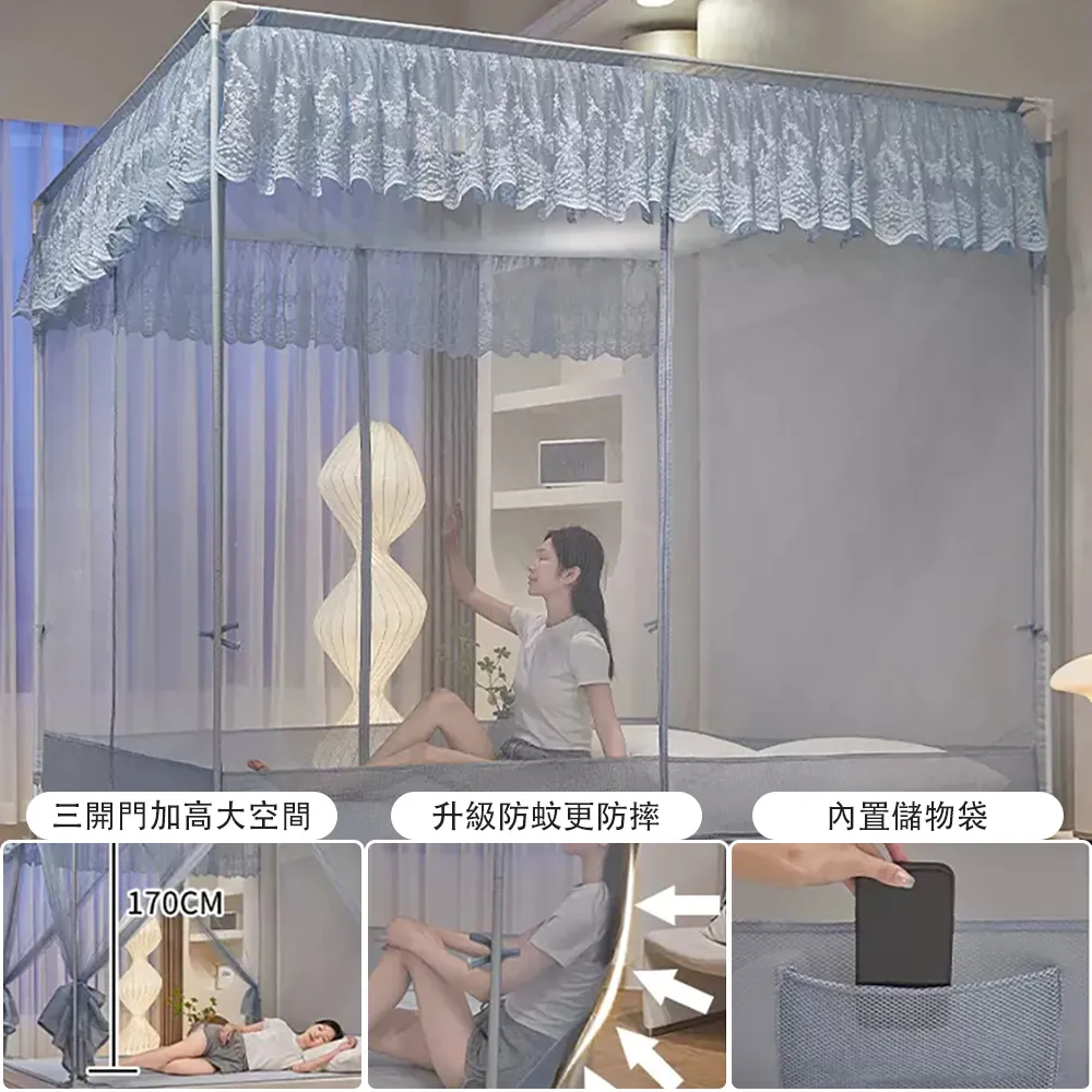 QIAOKE巧可 折疊簡易衣櫃 全鋼架 長1.7米 歷史價格詳細信息