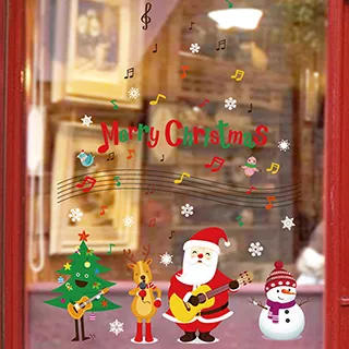 時尚壁貼 - 音樂吉他聖誕老人 歷史價格詳細信息