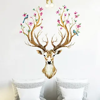 《Stylelife》花草裝飾壁貼-綠葉蝶舞 歷史價格詳細信息