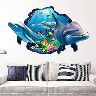 《Stylelife》3D立體壁貼-海豚漫遊 歷史價格詳細信息