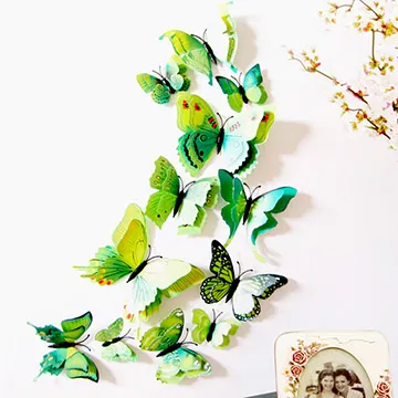 《Stylelife》3D蝴蝶壁飾貼-迷幻綠 歷史價格詳細信息