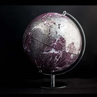 【Skyglobe】10吋 紫色/灰色/金色 大理石紋路地球儀(英文版)-共3色《泡泡生活》教學 擺飾 歷史價格詳細信息