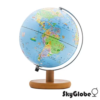 【SkyGlobe】10吋可愛動物插圖塑膠地球儀(繁中英文對照) 歷史價格詳細信息