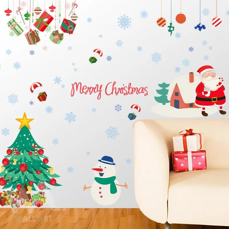 無痕設計防水壁貼 耶誕 禮物 吊飾 聖誕紅 聖誕老人 雪人 92017 歷史價格詳細信息