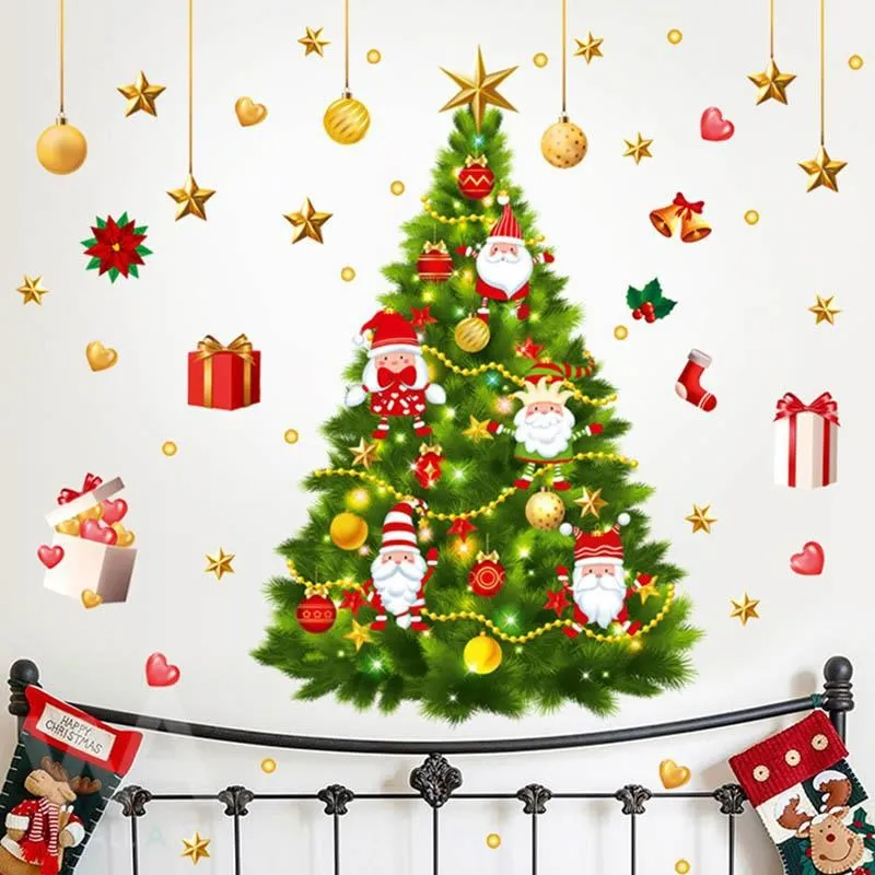 無痕設計防水壁貼 耶誕 禮物 吊飾 聖誕紅 聖誕老人 雪人 92017 歷史價格詳細信息