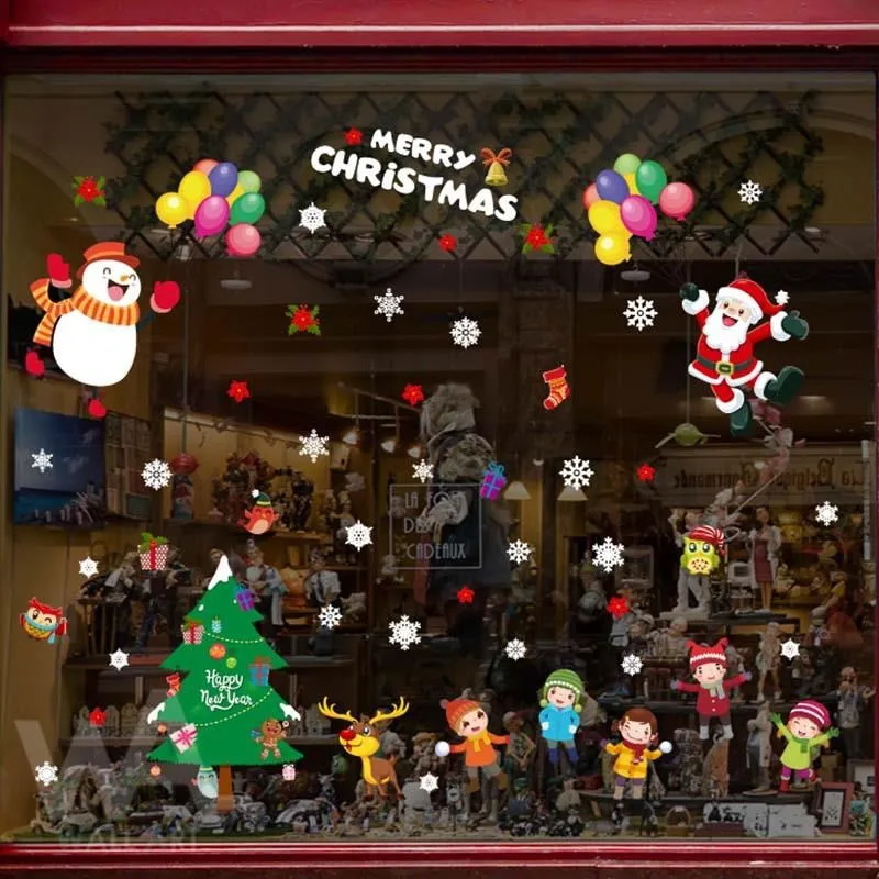 無痕設計防水壁貼 耶誕 雪橇 聖誕老人 禮物 雪人 麋鹿 聖誕樹 92034 歷史價格詳細信息