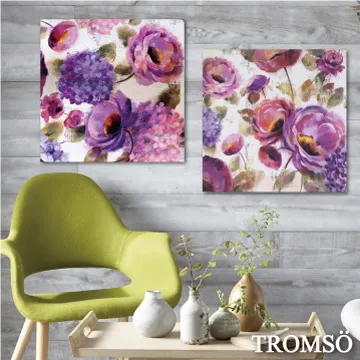 TROMSO時尚無框畫/粉紫南法花園 價格比較,價格查詢,歷史價格詳細信息