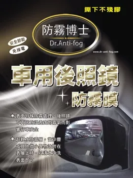 防霧博士 Dr.Anti-fog_車窗防霧膜 (AF-002) 歷史價格詳細信息