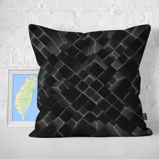 IHERMI 暗黑立體方塊A 抱枕套 45cm 台灣製 價格比較,價格查詢,歷史價格詳細信息