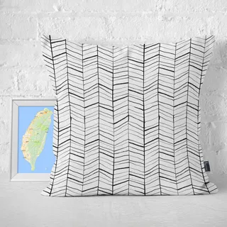 【IHERMI】手繪波浪線A 抱枕 現貨 台灣製 抱枕套 45cm 厚實帆布 耐水洗不退色 歷史價格詳細信息