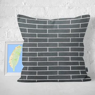【IHERMI】黑色磚造石牆A 抱枕 現貨 台灣製 抱枕套 45cm 厚實帆布 耐水洗不退色 歷史價格詳細信息