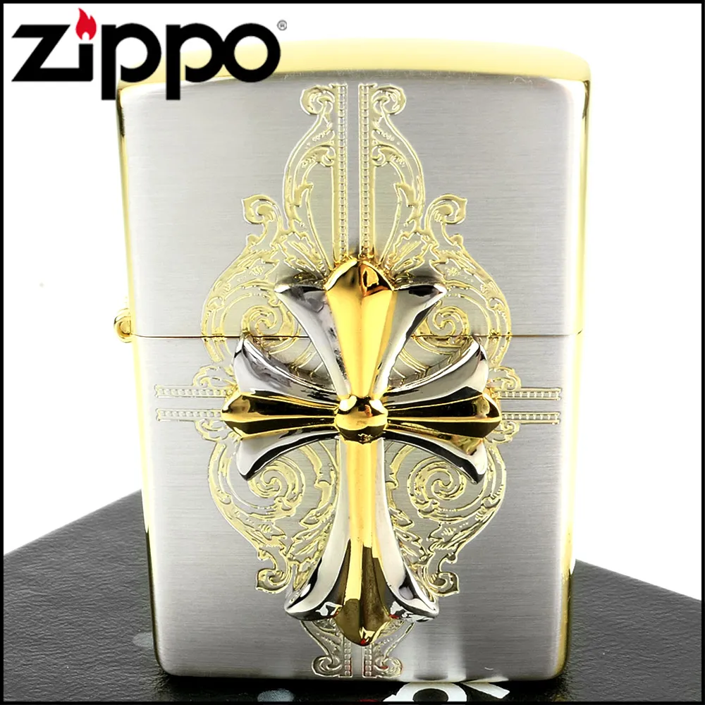 ZIPPO Cross combination 6 花紋雙色十字架防風打火機 歷史價格詳細信息