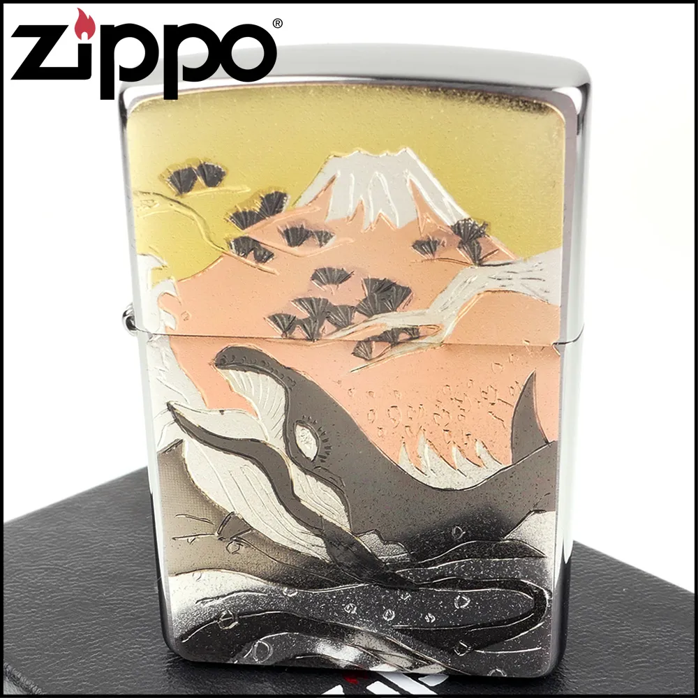 【ZIPPO】日系~傳統藝術-武士刀圖案電鑄板貼片加工打火機 歷史價格詳細信息