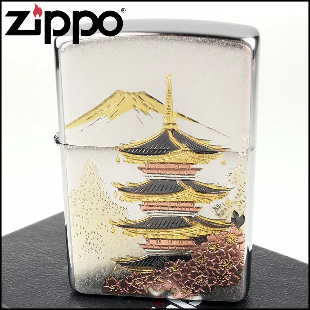 【ZIPPO】日系~傳統藝術-武士刀圖案電鑄板貼片加工打火機 歷史價格詳細信息