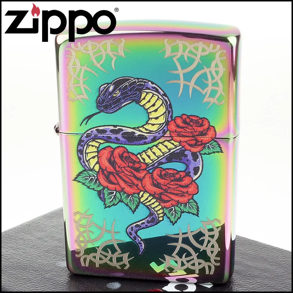 ZIPPO SNAKE COIL NI 紅眼銀蛇環繞防風打火機 歷史價格詳細信息