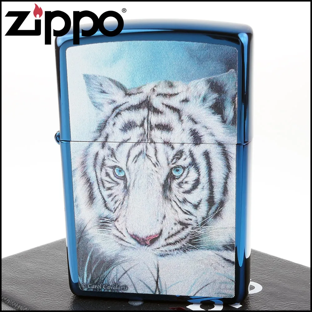 ZIPPO Carol Cavalaris White Tiger – Spirit of Sensuality防風打火機 歷史價格詳細信息