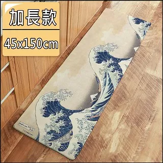 【半島良品】 加長款/防水防滑皮革地墊45*150-可愛喵家族 歷史價格詳細信息